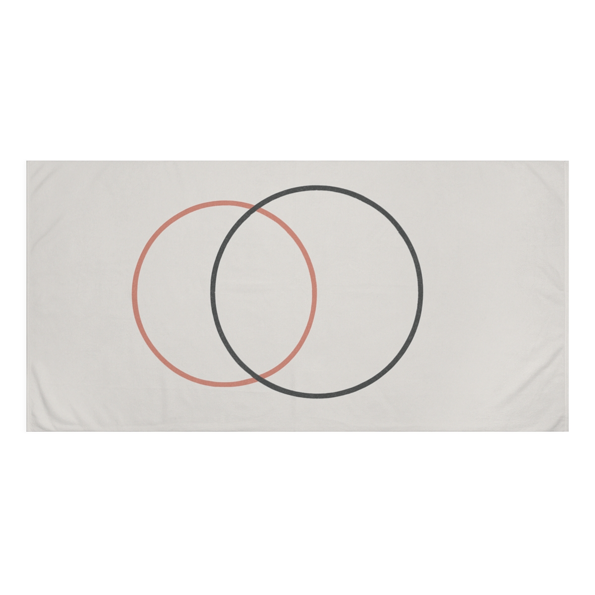 Intersecting Arc Duo stylish beach towels