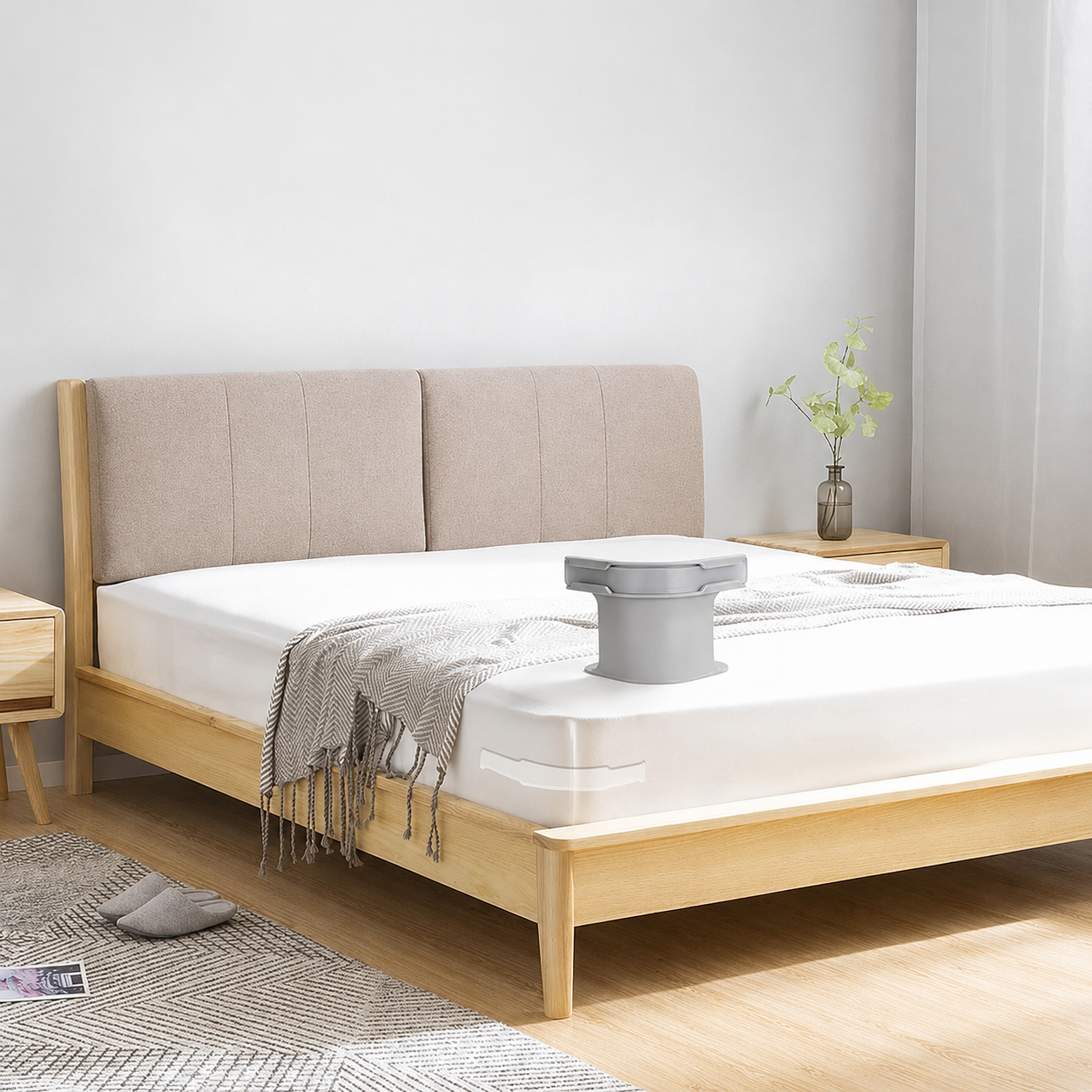 Set of 4 Heavy Duty Bed Sheet Holders With Adjustable Lock Clips
