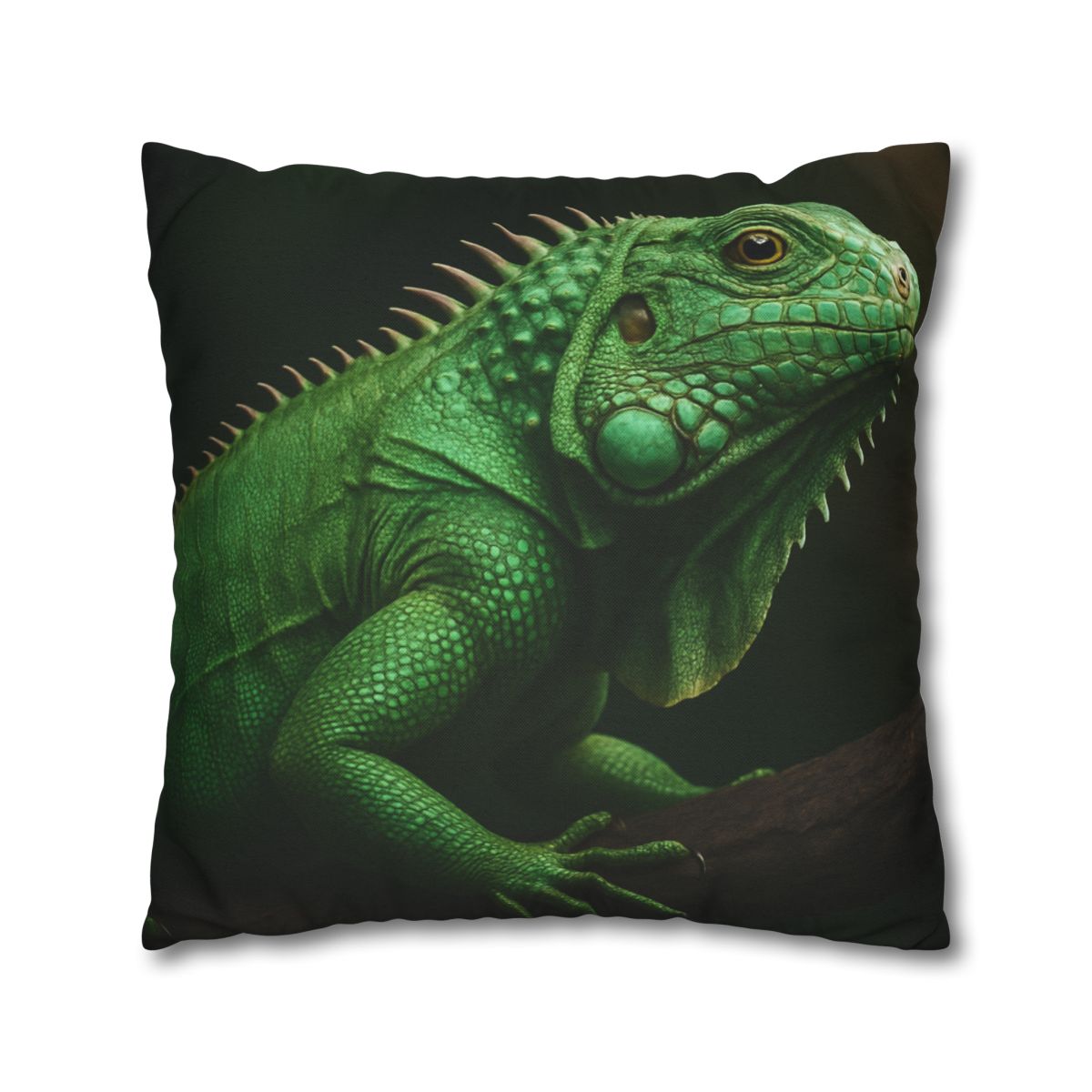 Mirror Glide Green Iguana comfortable bedding pillow covers