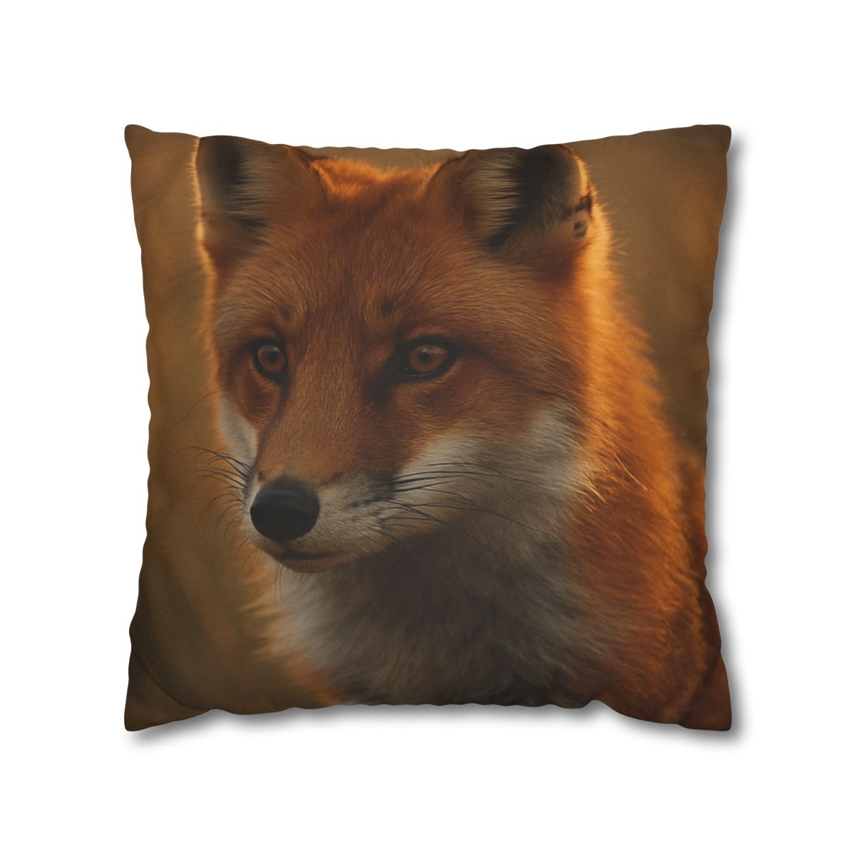 Crimson Whisper Red Fox soft cotton pillow cases