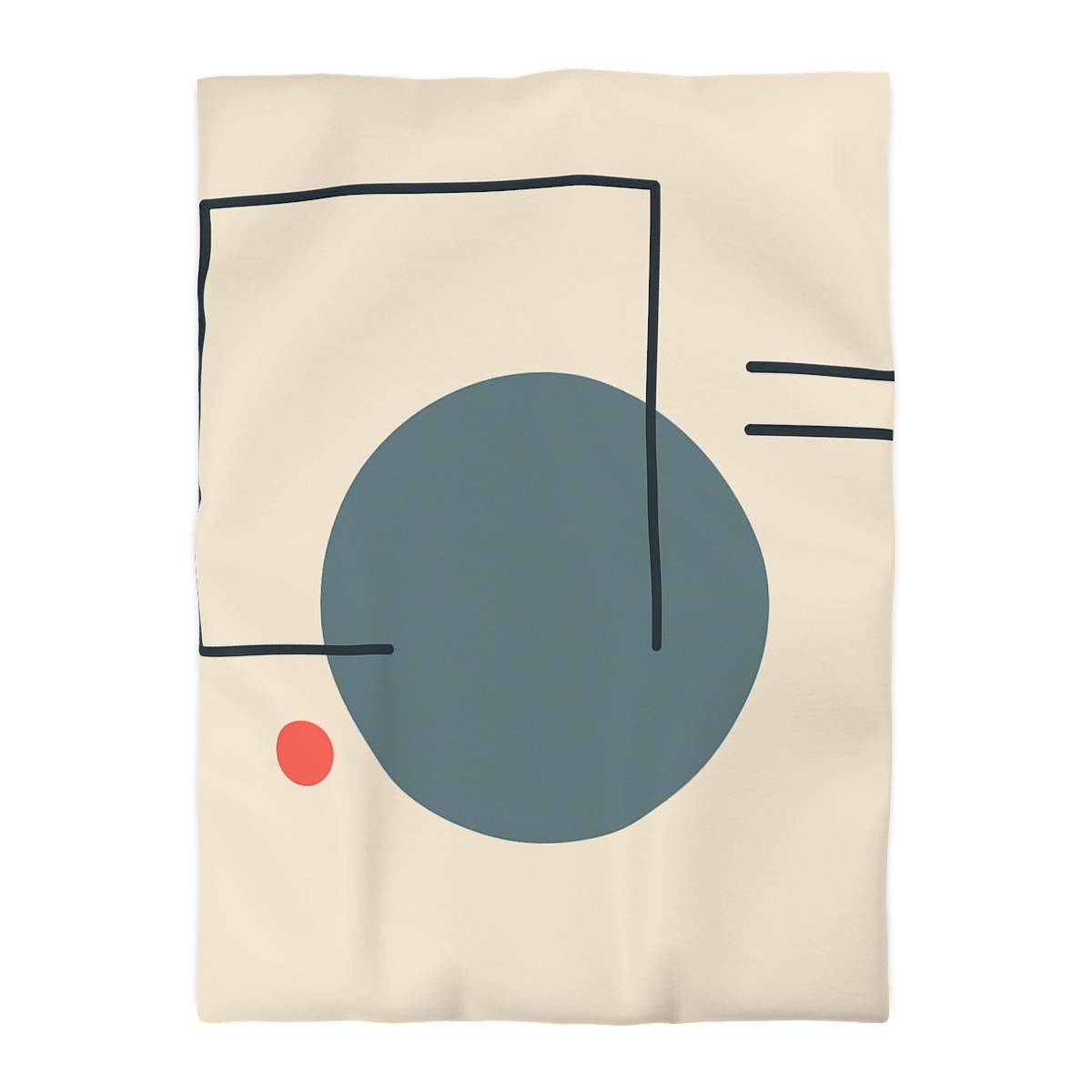 Quiet Orbit With Offset Frame warm winter duvets