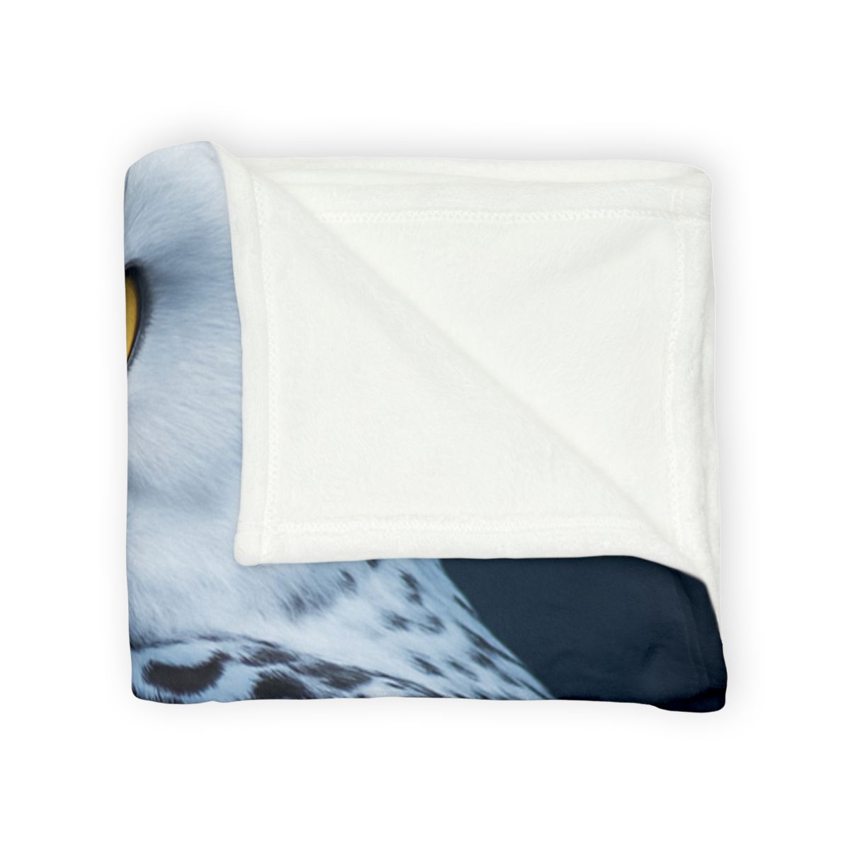 Midnight Watch Snowy Owl stylish throw blankets