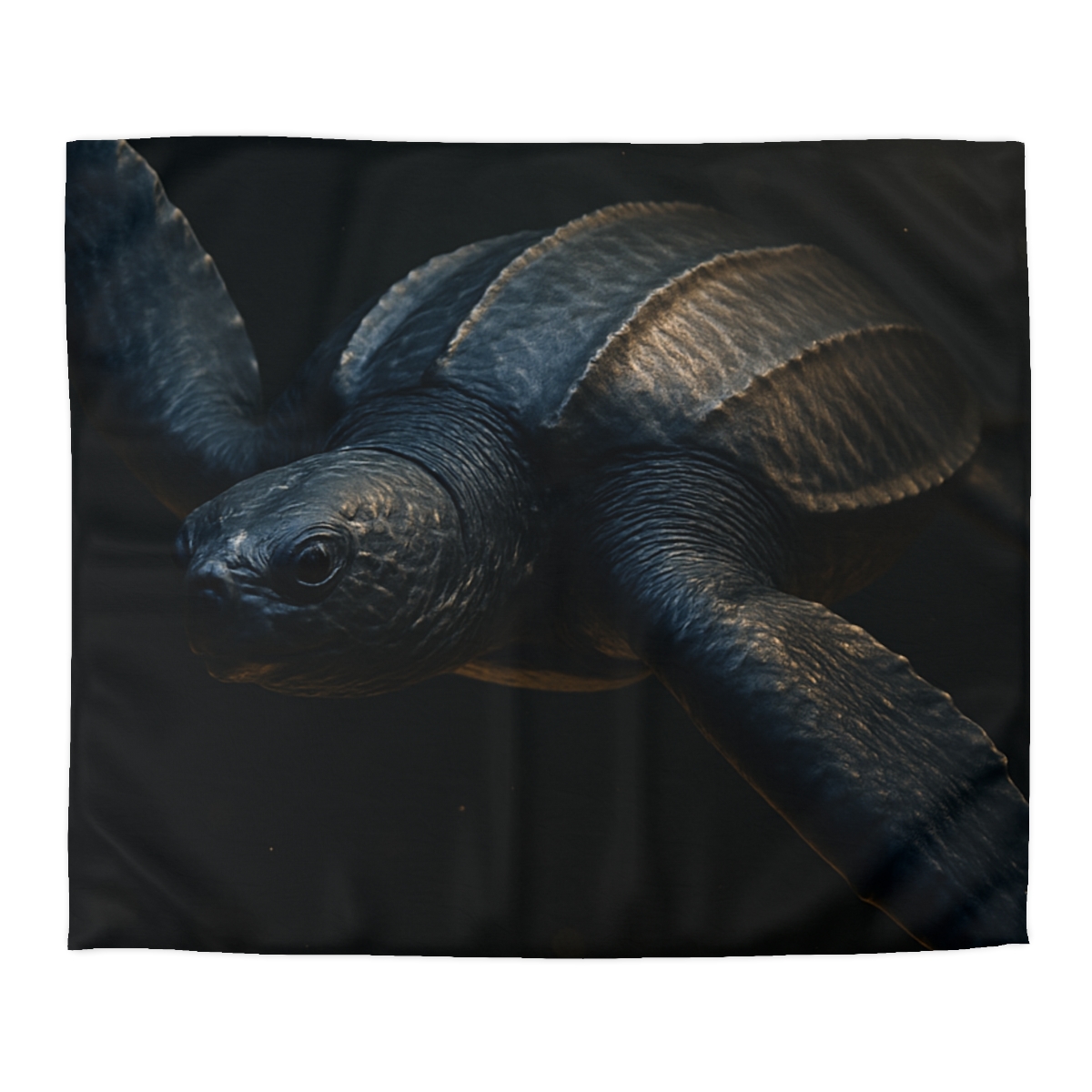 Starlit Drift Leatherback Sea Turtle unique patterned duvets