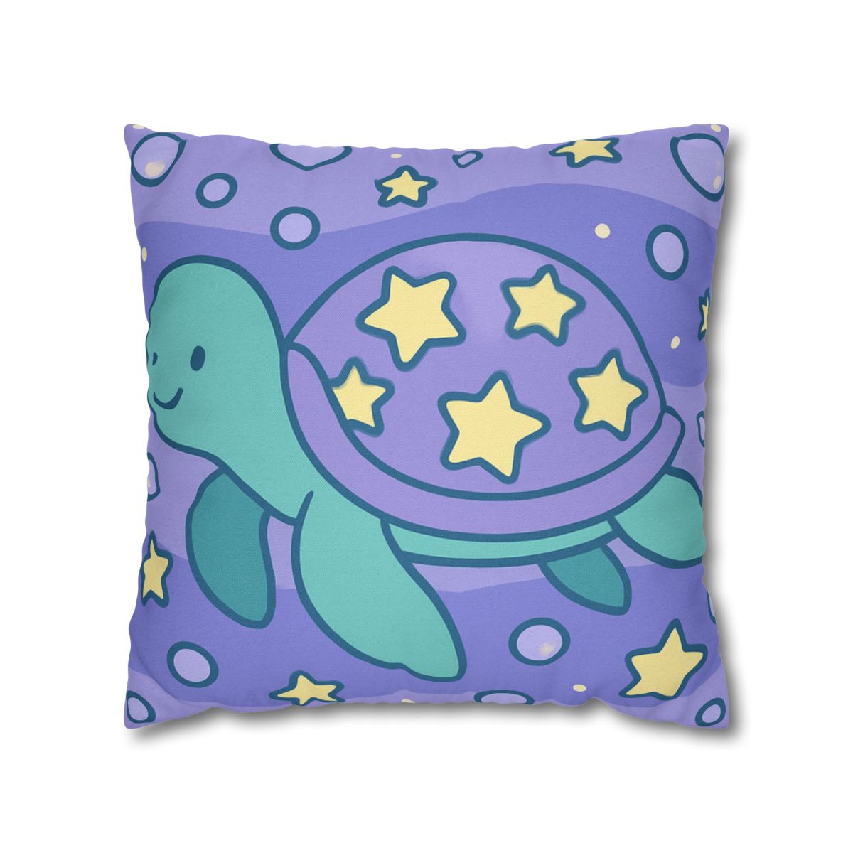Nebula Ocean Turtle designer print pillow cases