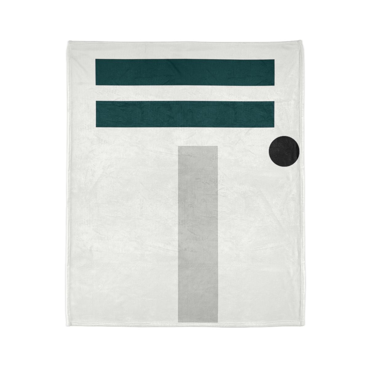 Silent Transit Rectangles designer printed blankets