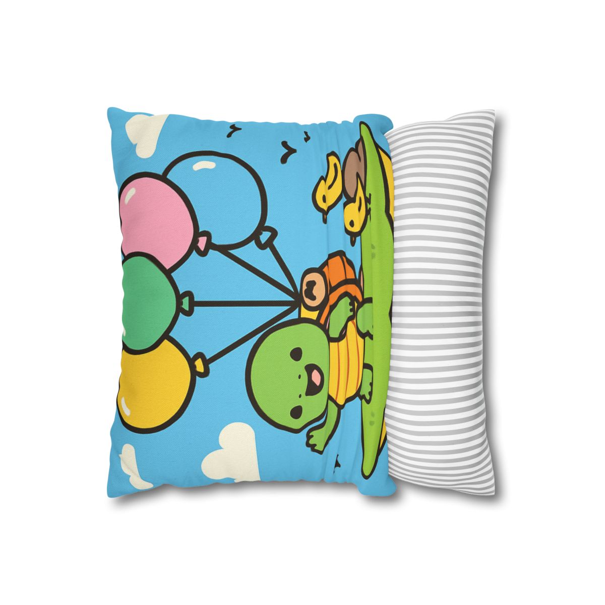 Balloon Island Adventure stylish decorative pillowcases