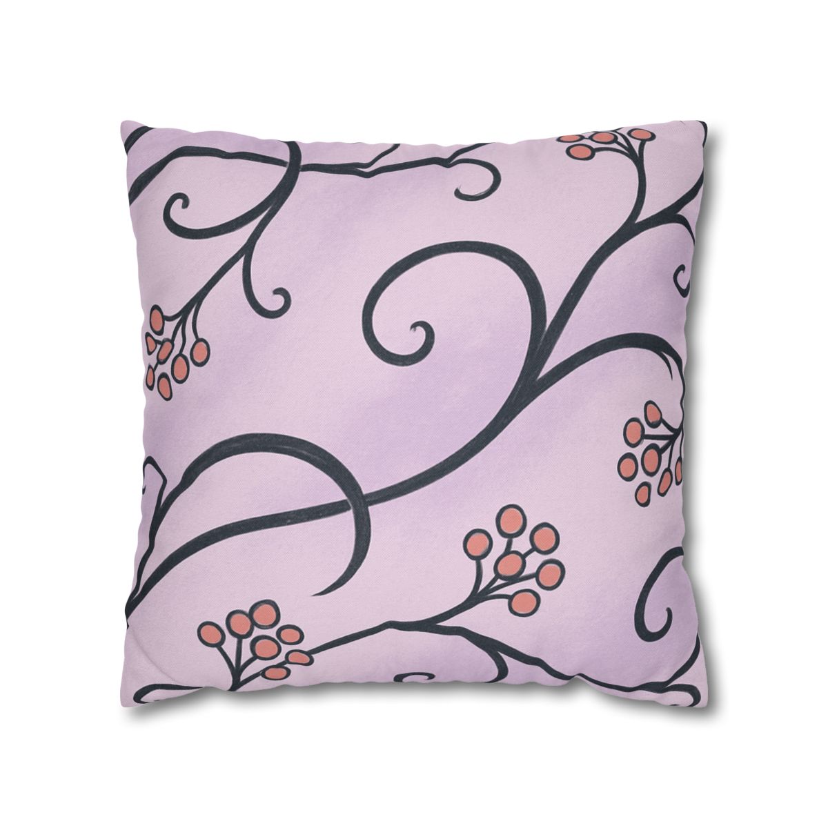 Tendrilled Ribbon Network soft cotton pillow cases