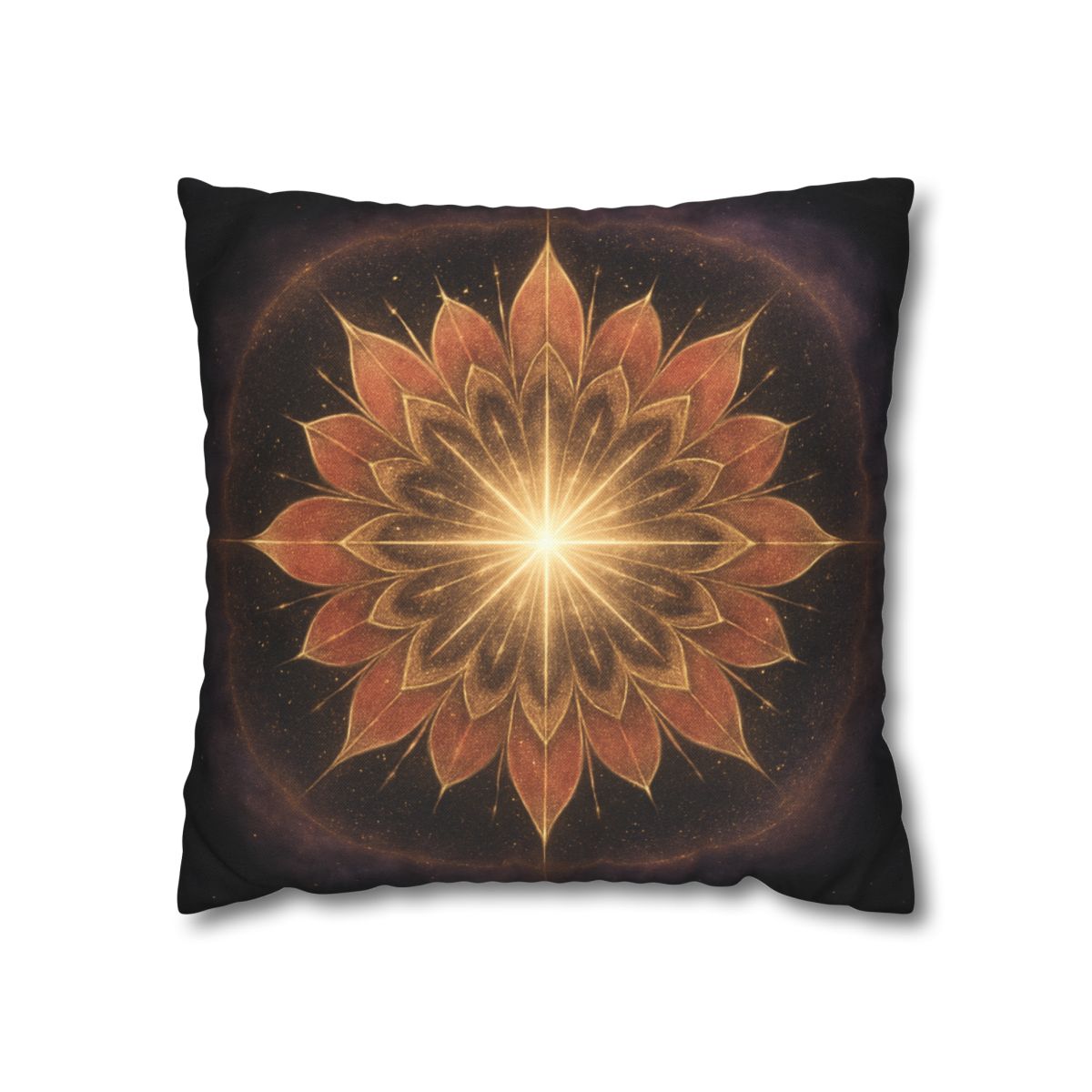 Starburst Petal Crown soft cotton pillow cases