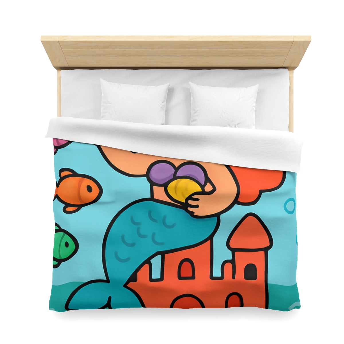 Coral Castle Mermaid trendy bedroom duvets