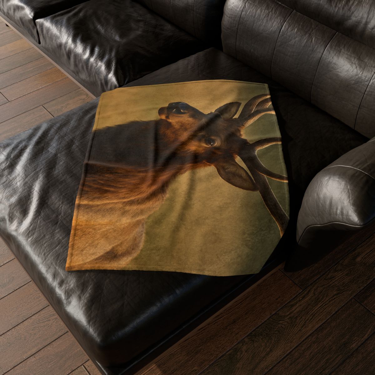 Antler Crown Mountain Elk warm winter blankets