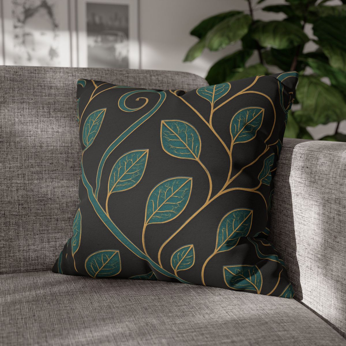 Vine Circuit Lattice custom pillow cases