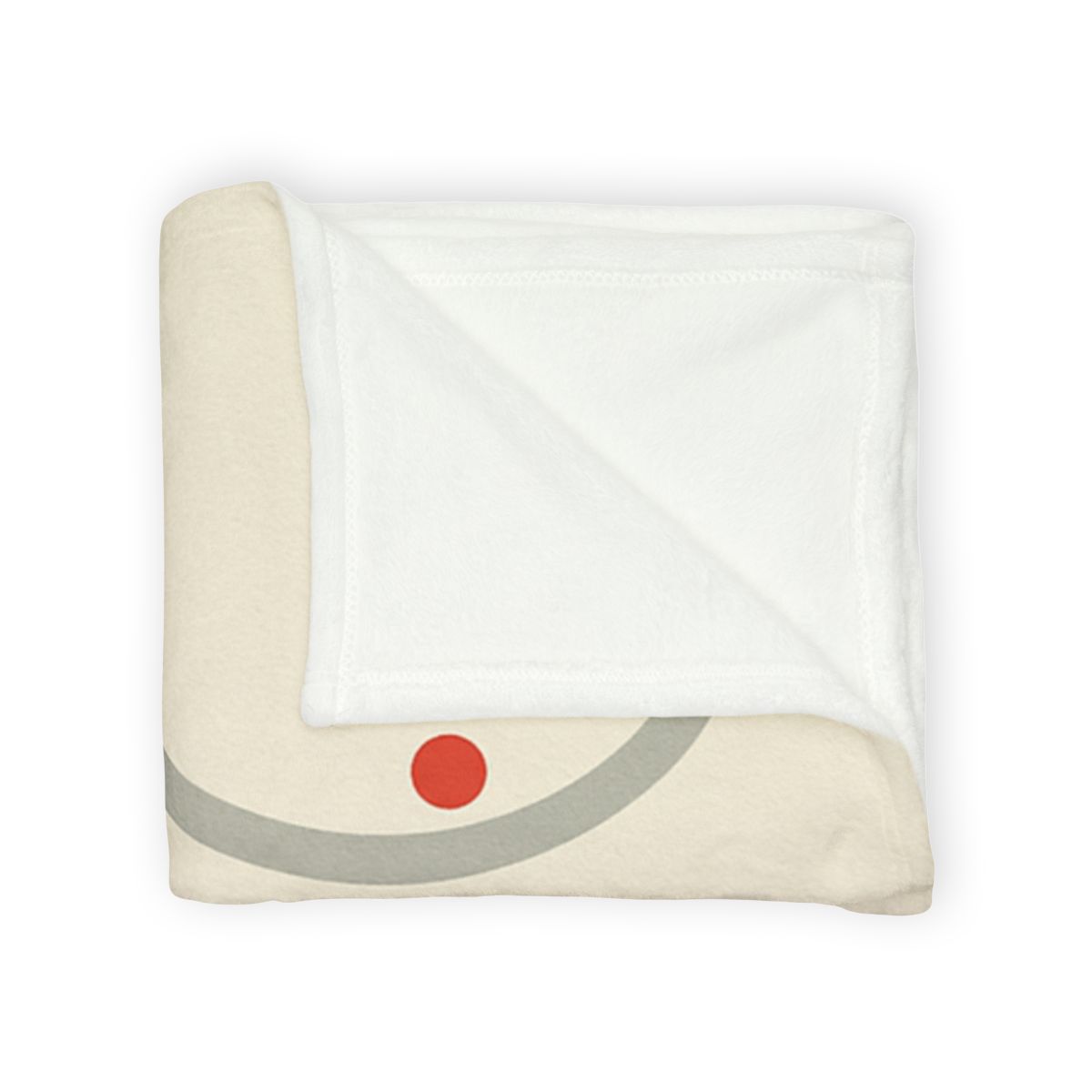 Split Rectangle With Floating Ring custom blankets