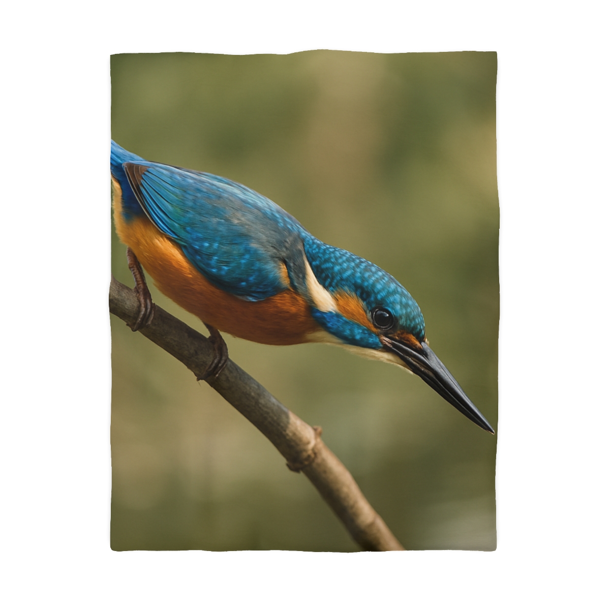 Kingfisher Sapphire Dive unique patterned duvets