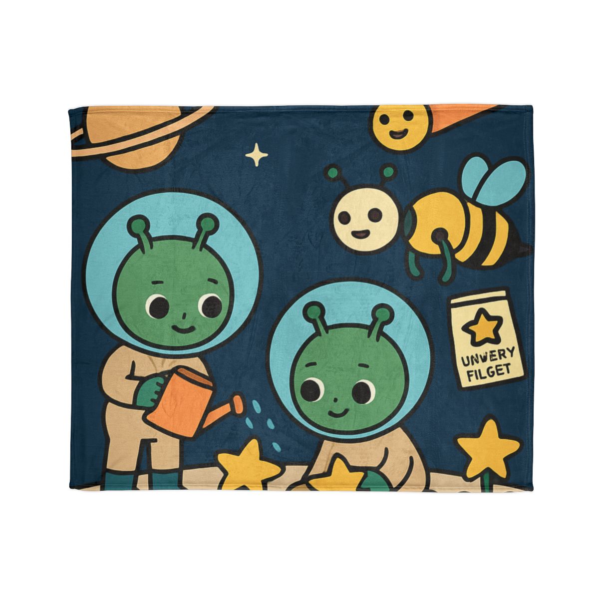 Comet Gardeners On Moon Meadow custom blankets