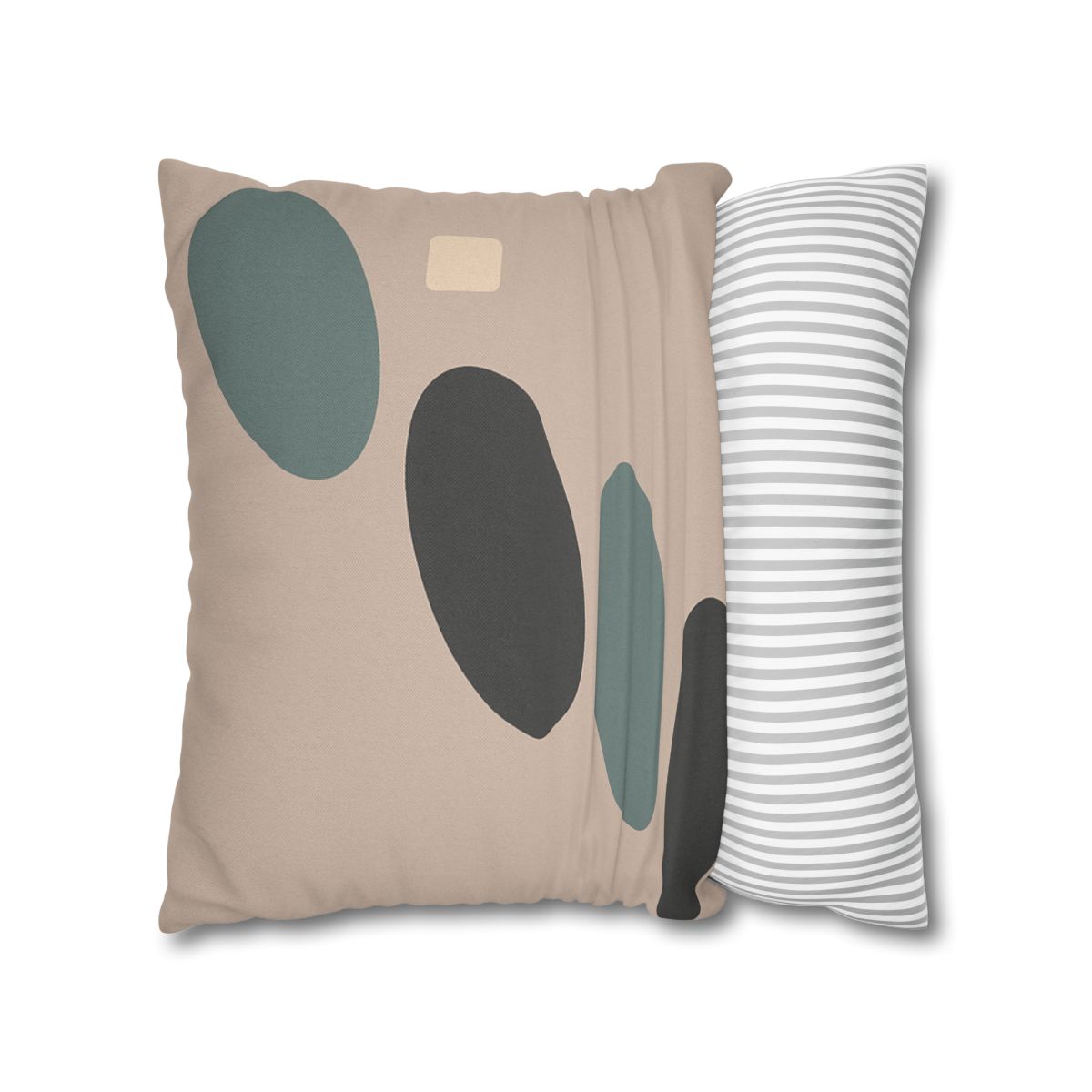 Staggered Ovals With Pause stylish decorative pillowcases