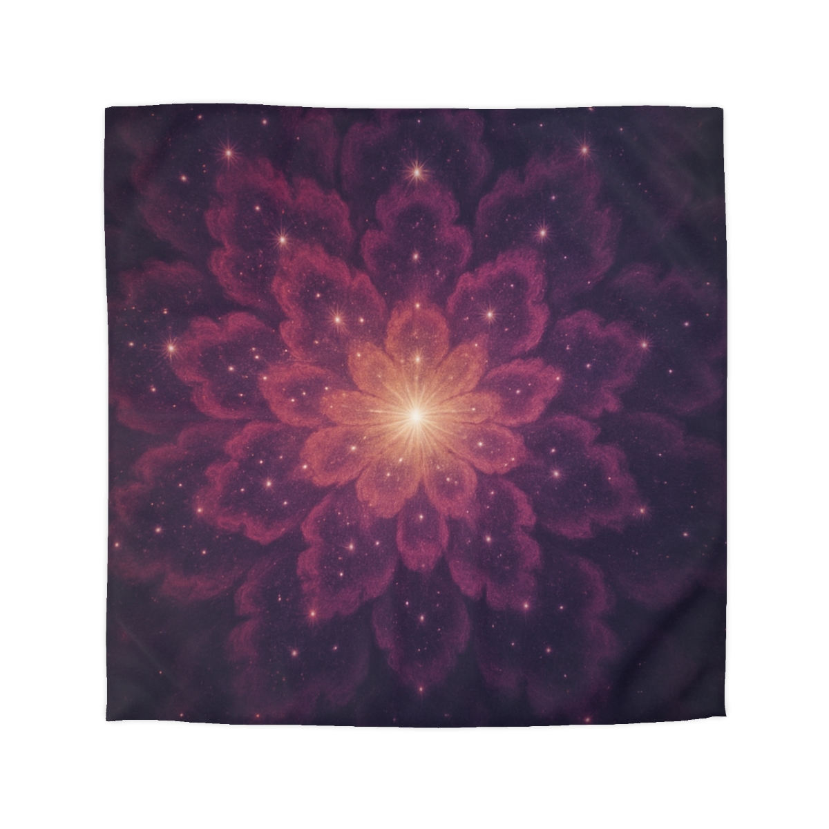 Starburst Fractal Bloom duvets for gifts