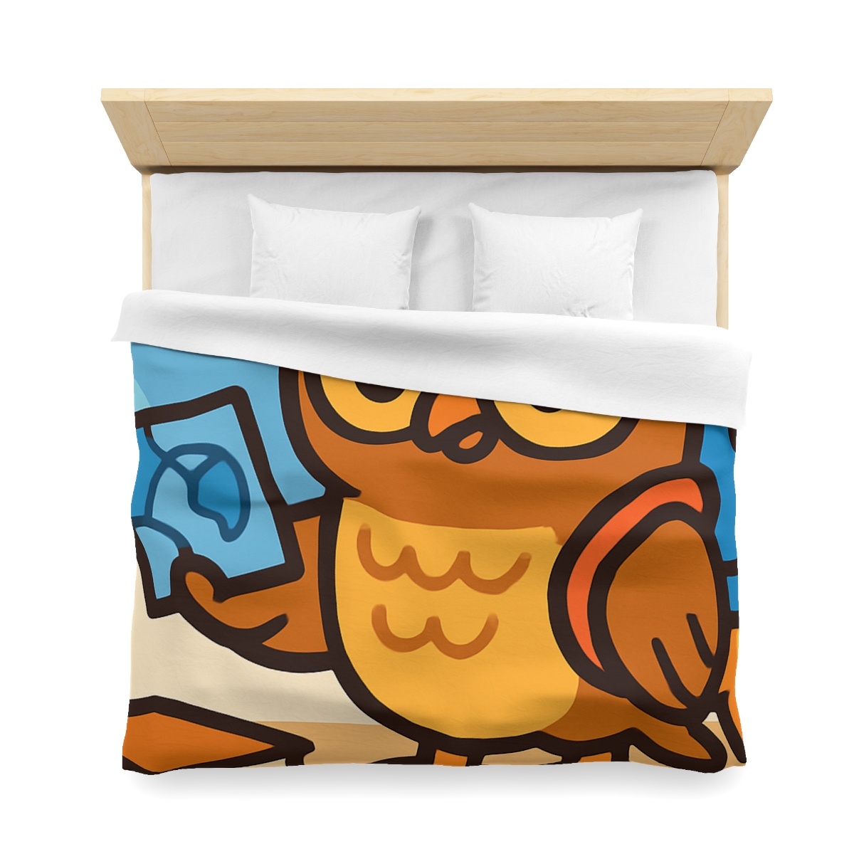 Rocket School Owl custom duvets