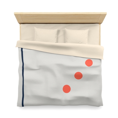 Diagonal Constellation Frame personalized bedding duvets