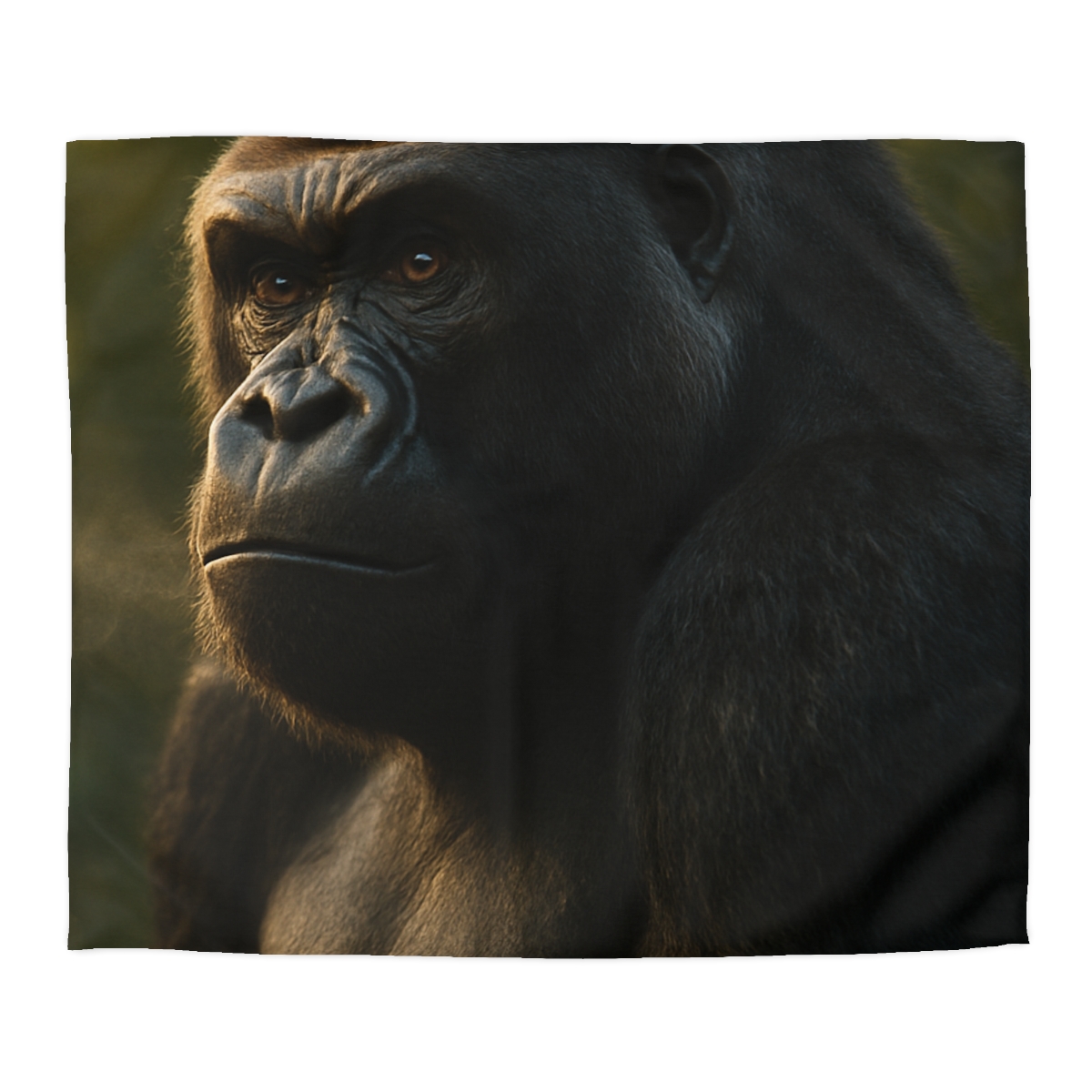 Dawn Guardian Silverback Gorilla designer printed duvets