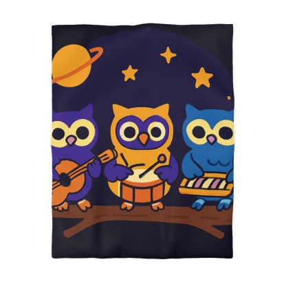 Star Song Owl Band warm winter duvets