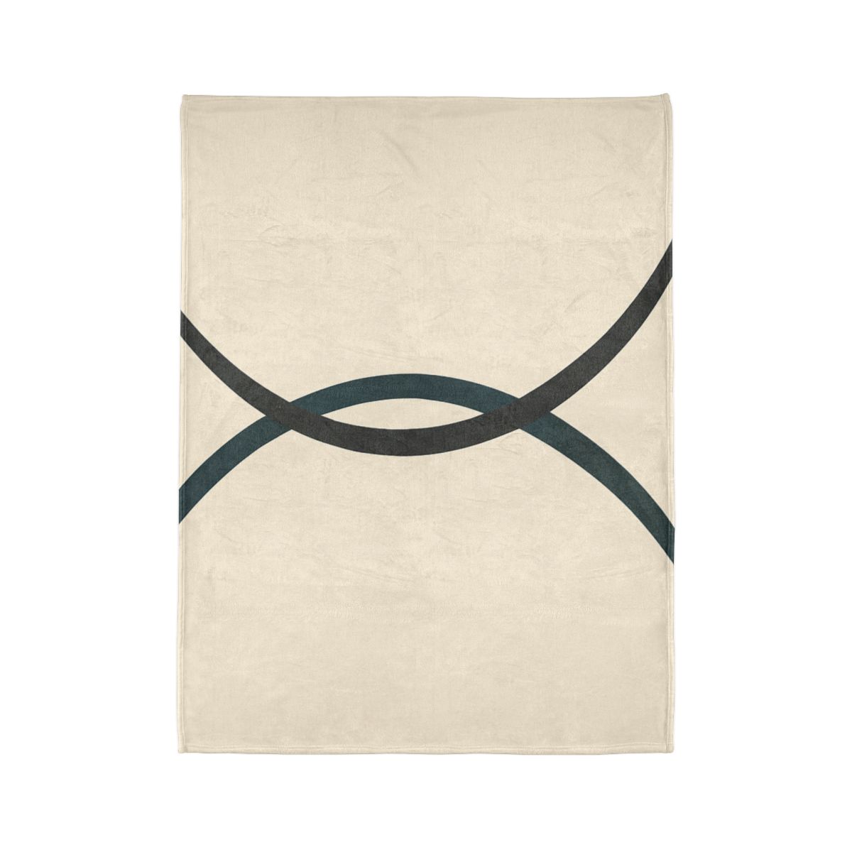 Intersecting Arc Duo Balanced stylish throw blankets