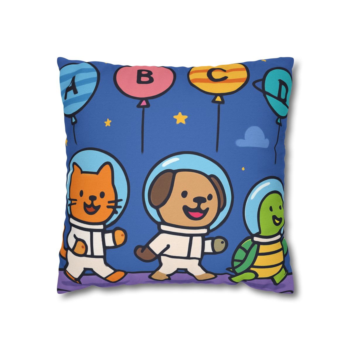 Planet Parade Of The Animal Astronauts personalized pillow covers