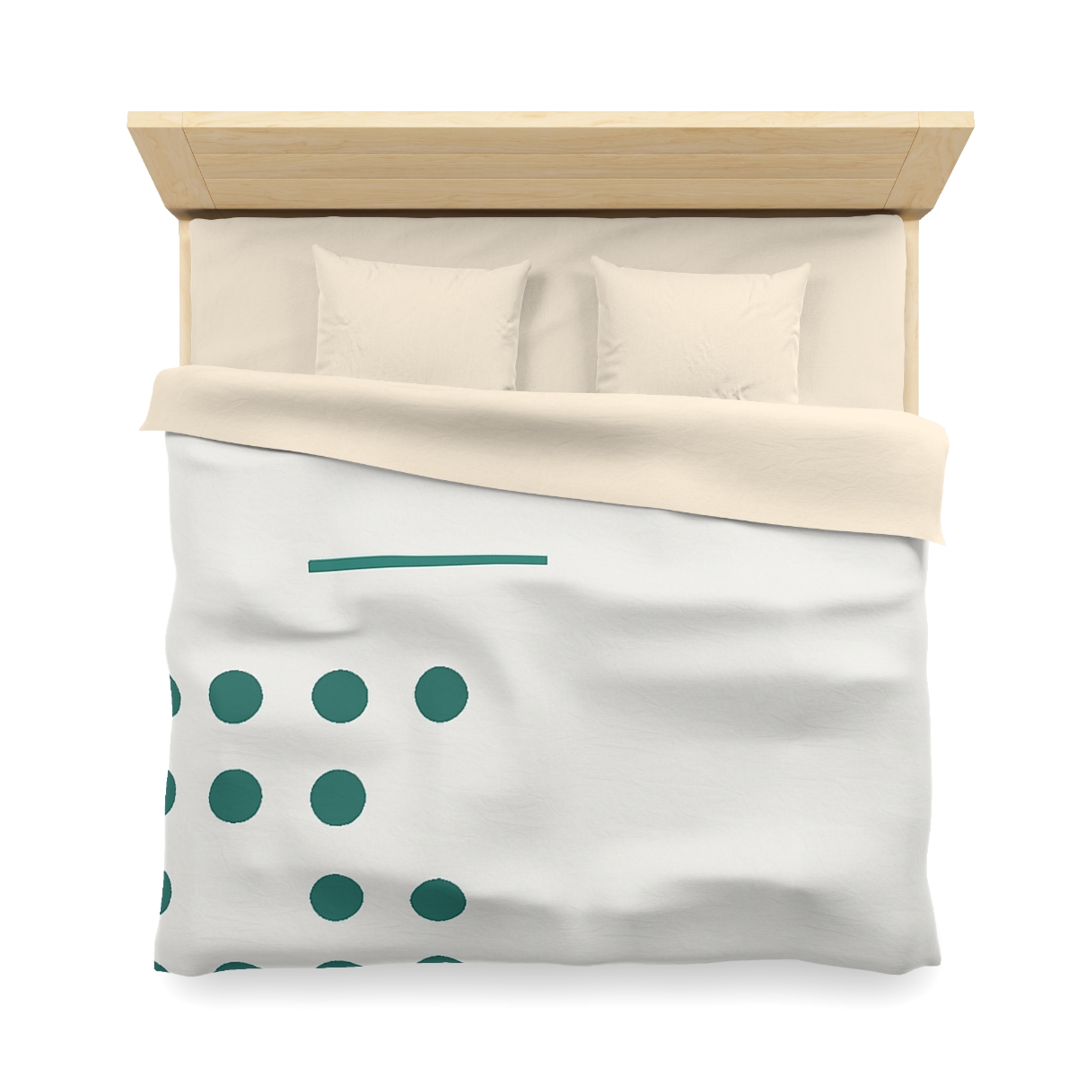 Sparse Dot Lattice Corner unique patterned duvets