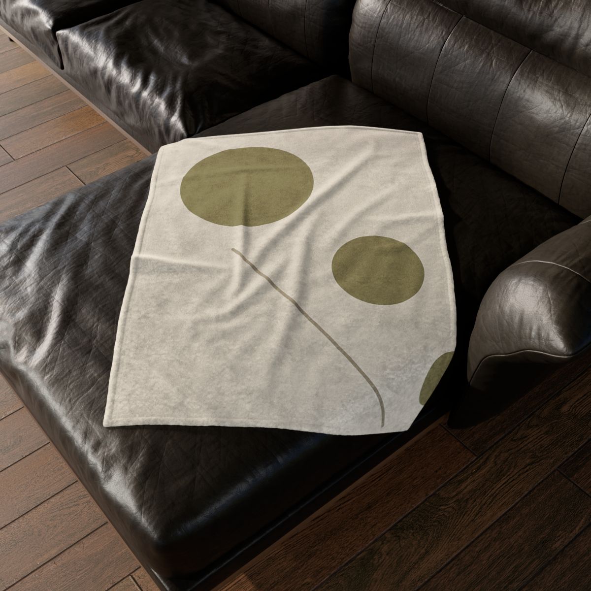 Triad Of Circles With Open Line trendy patterned blankets