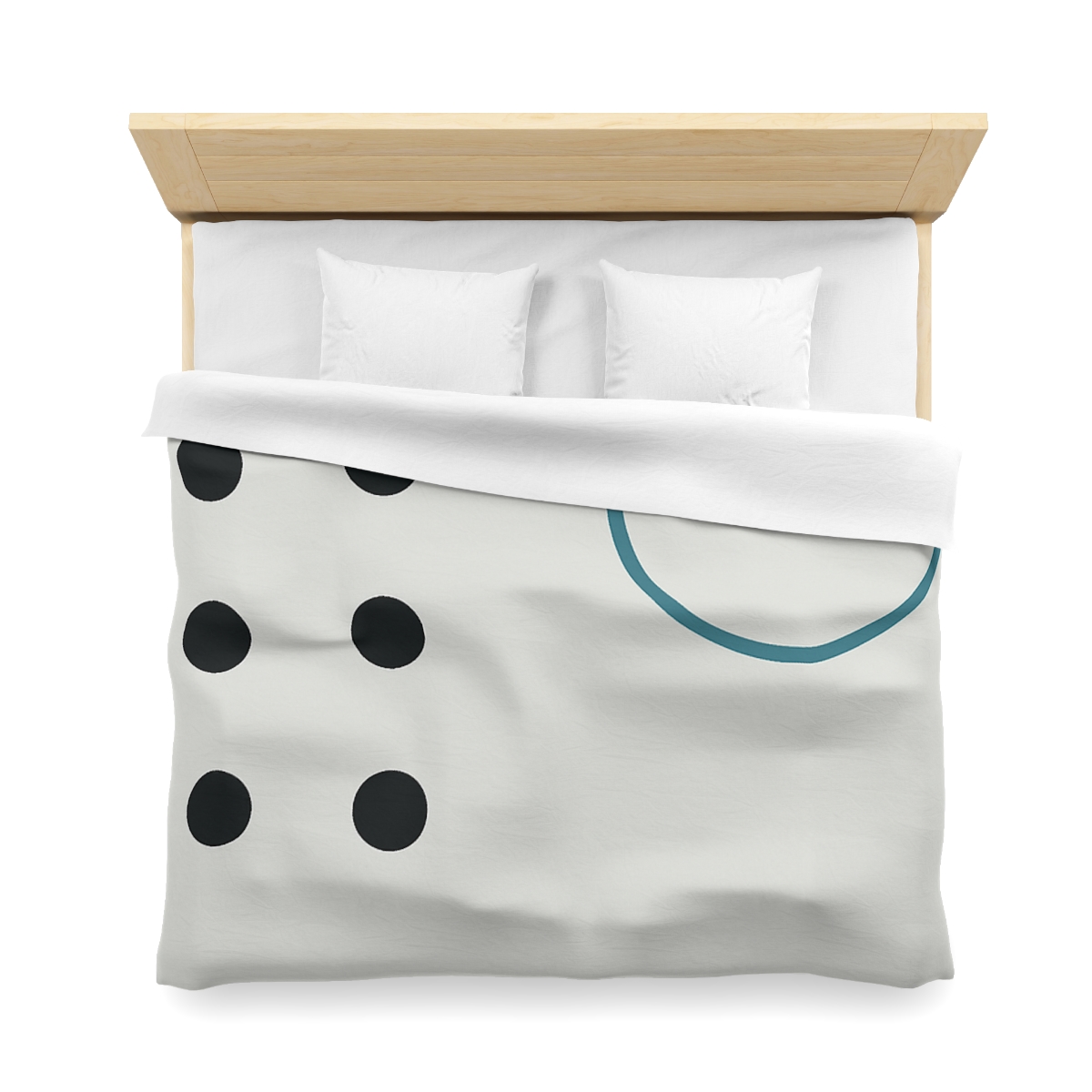 Broken Grid With One Orbit Ring designer printed duvets