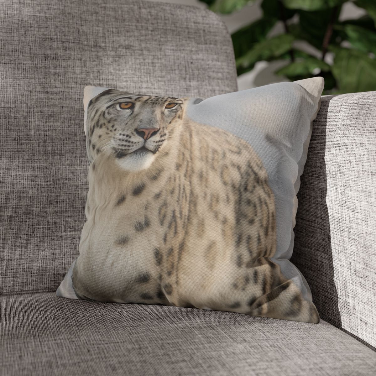 Summit Ghost Snow Leopard stylish decorative pillowcases