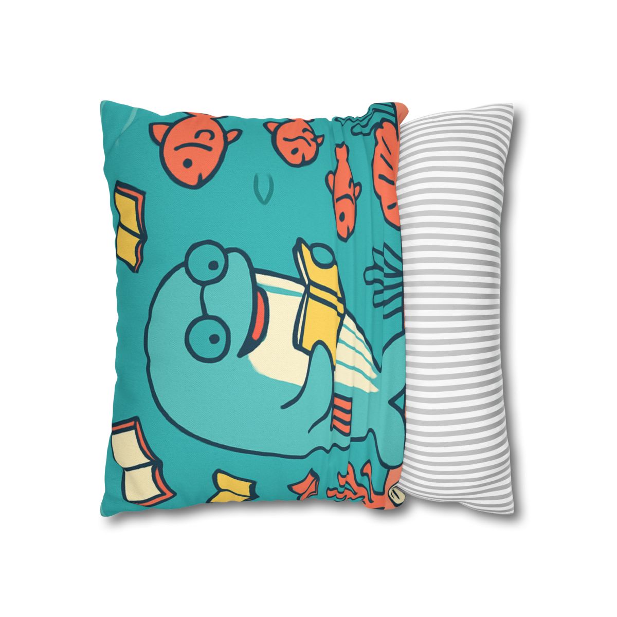 Coral Library Cruise comfortable bedding pillow covers