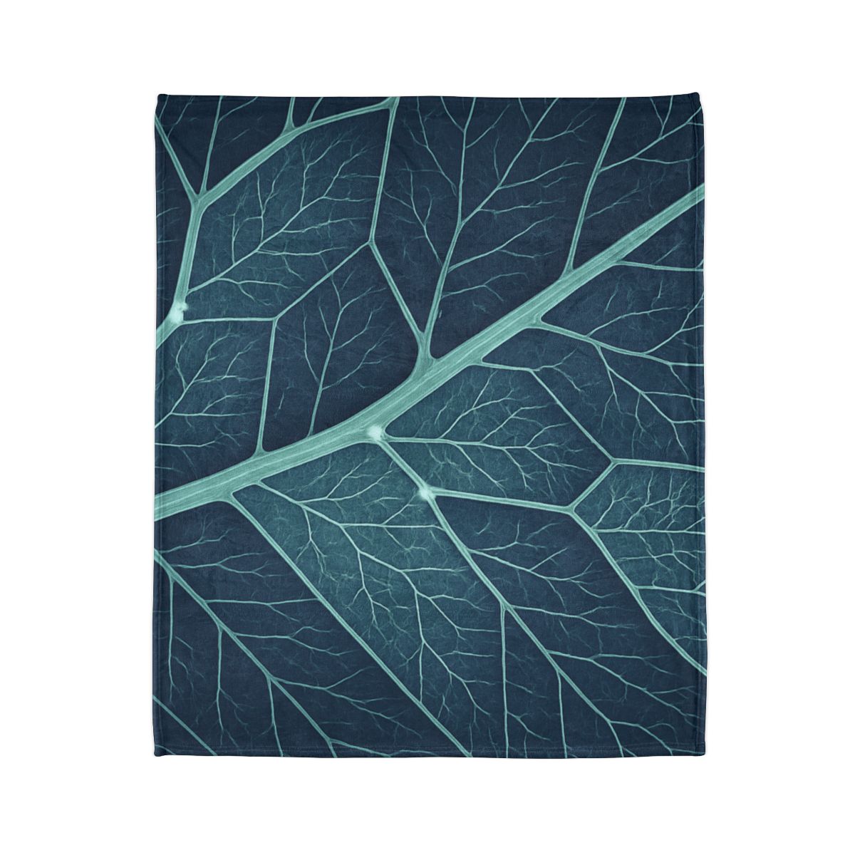 Leaf Vein Circuit Map personalized cozy blankets