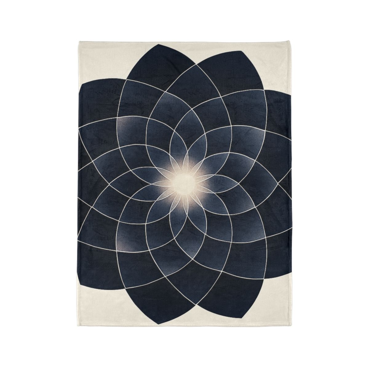 Petal Eclipse Rosette stylish throw blankets