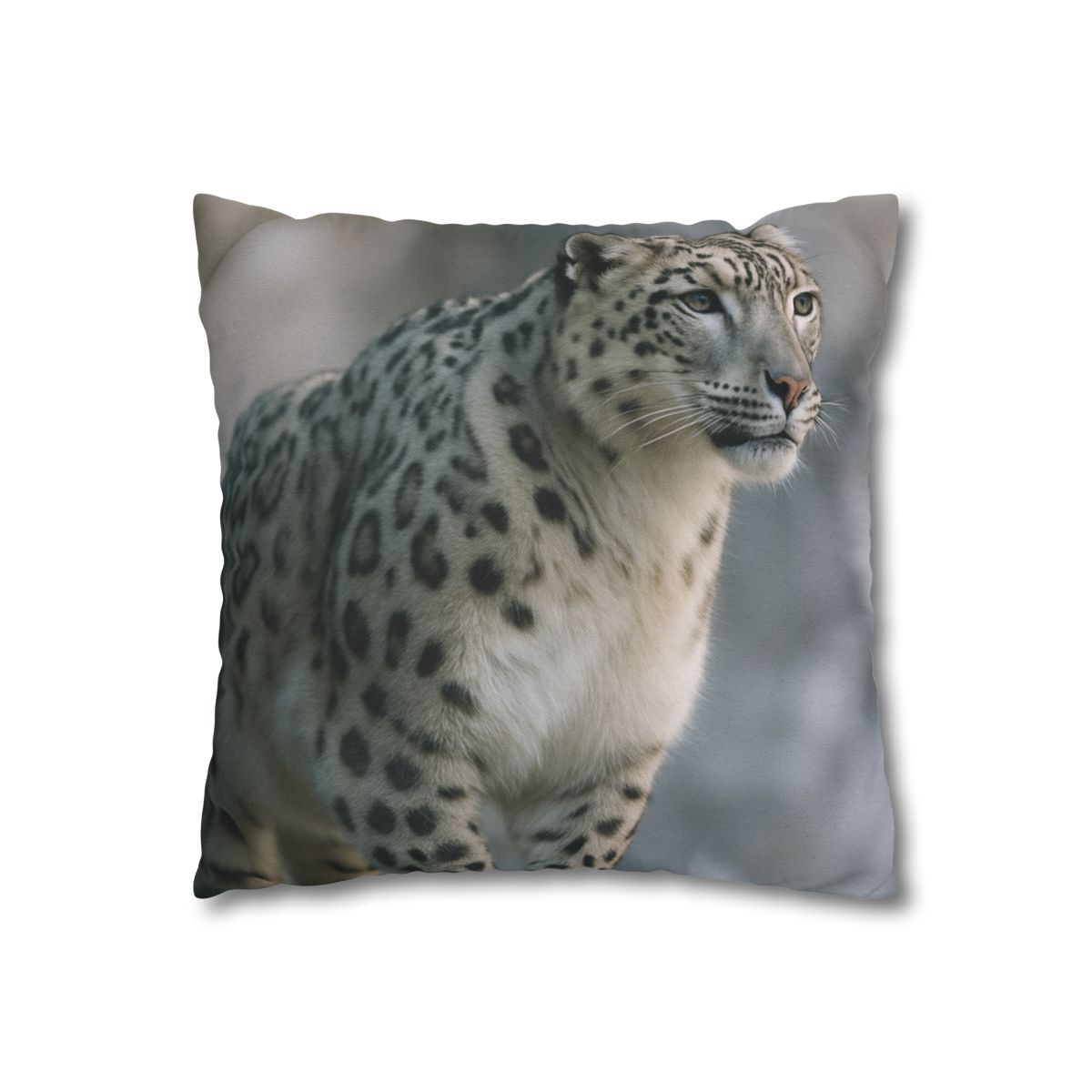 Cliff Phantom Snow Leopard soft cotton pillow cases