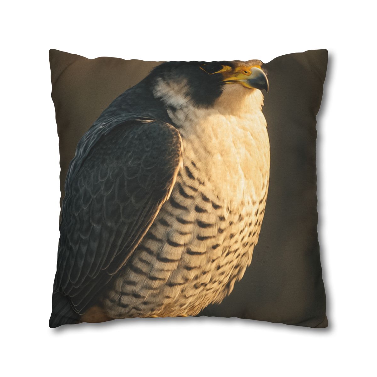 Starlit Poise Peregrine Falcon soft cotton pillow cases