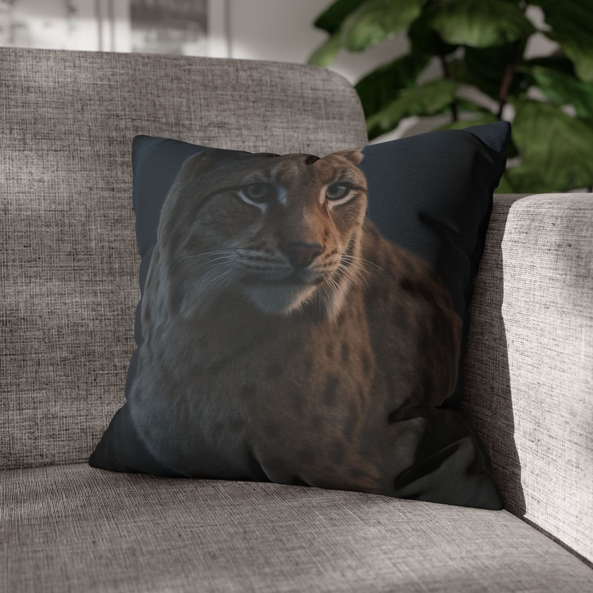 Twilight Prowler Lynx comfortable bedding pillow covers