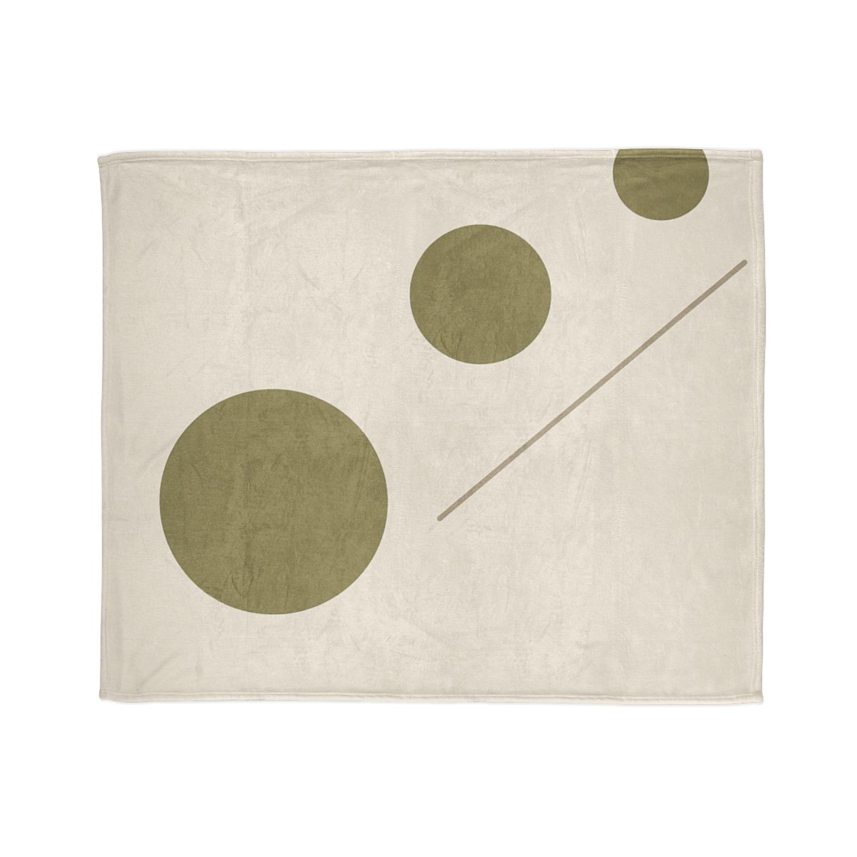 Triad Of Circles With Open Line trendy patterned blankets