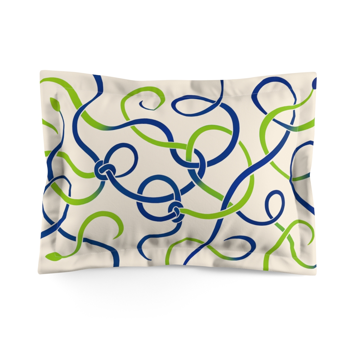 Tendril Ribbon Weave unique shape pillows
