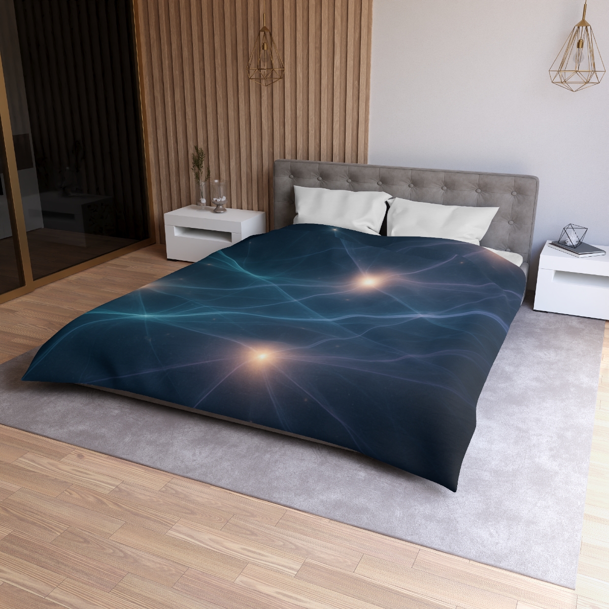 Luminous Web Filament soft comforter duvets