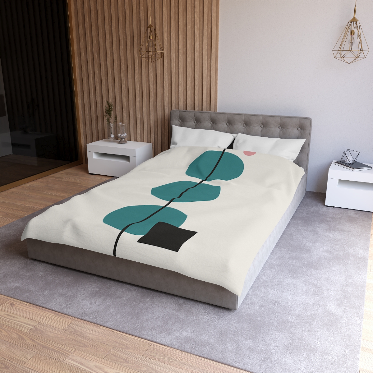 Staggered Discs With Shared Axis personalized bedding duvets