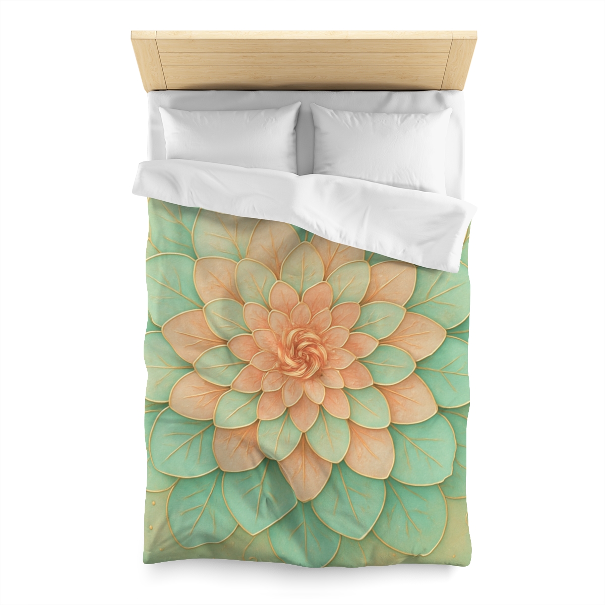 Petal Spiral Mosaic duvets for gifts