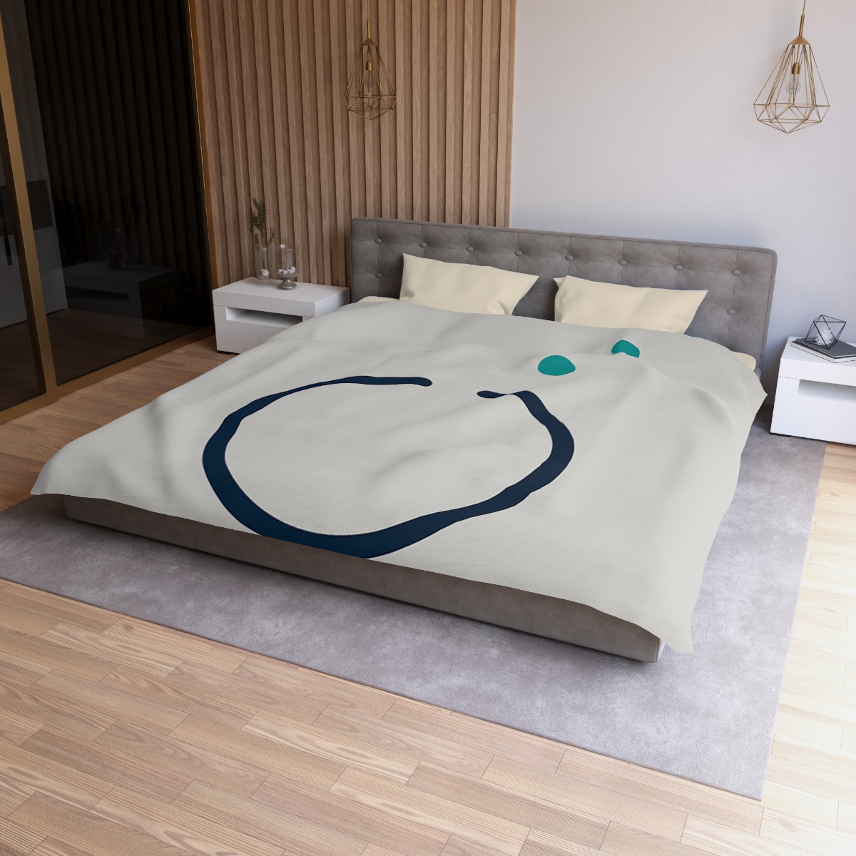 Split Ring And Ascending Dots warm winter duvets