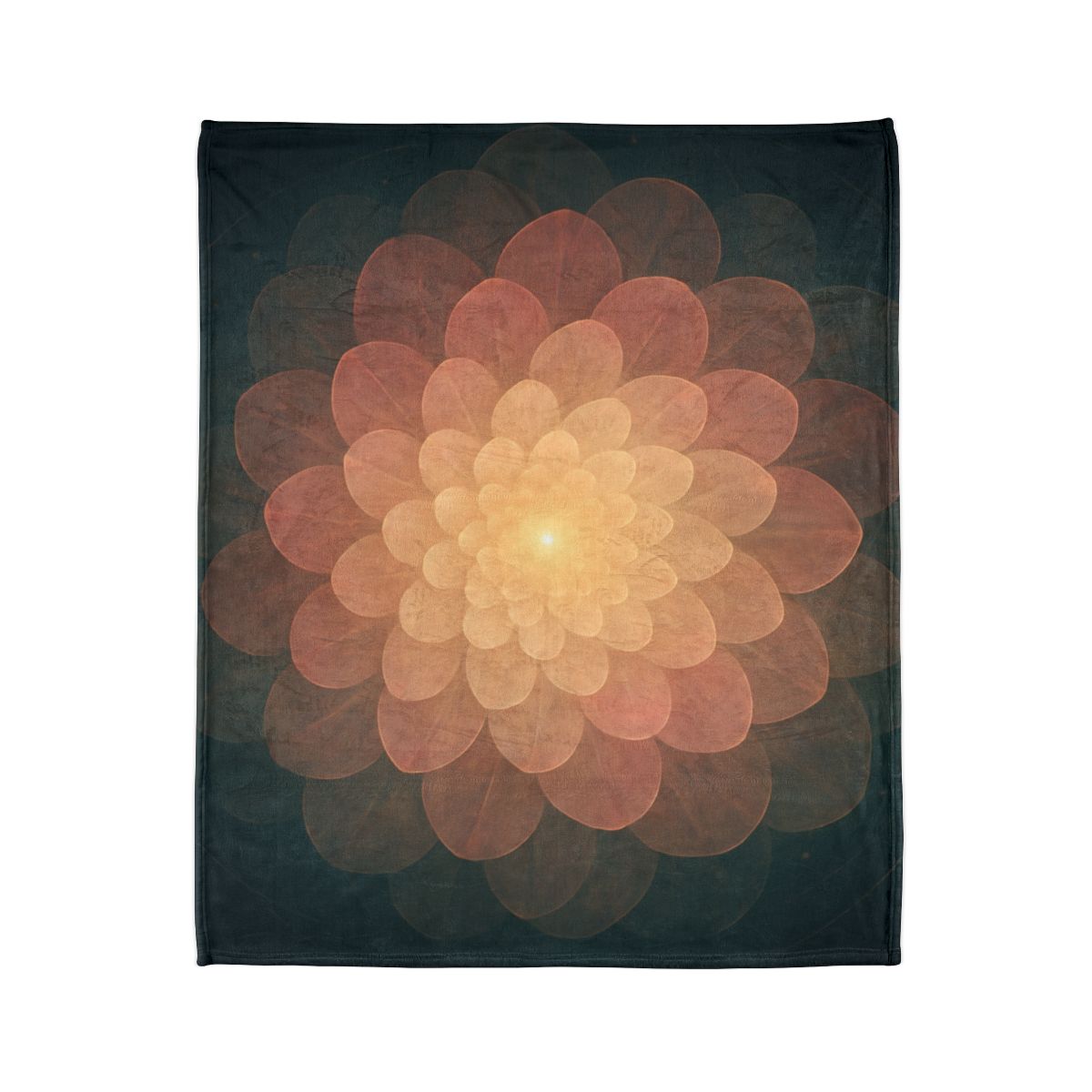 Celestial Petal Halo soft fleece blankets