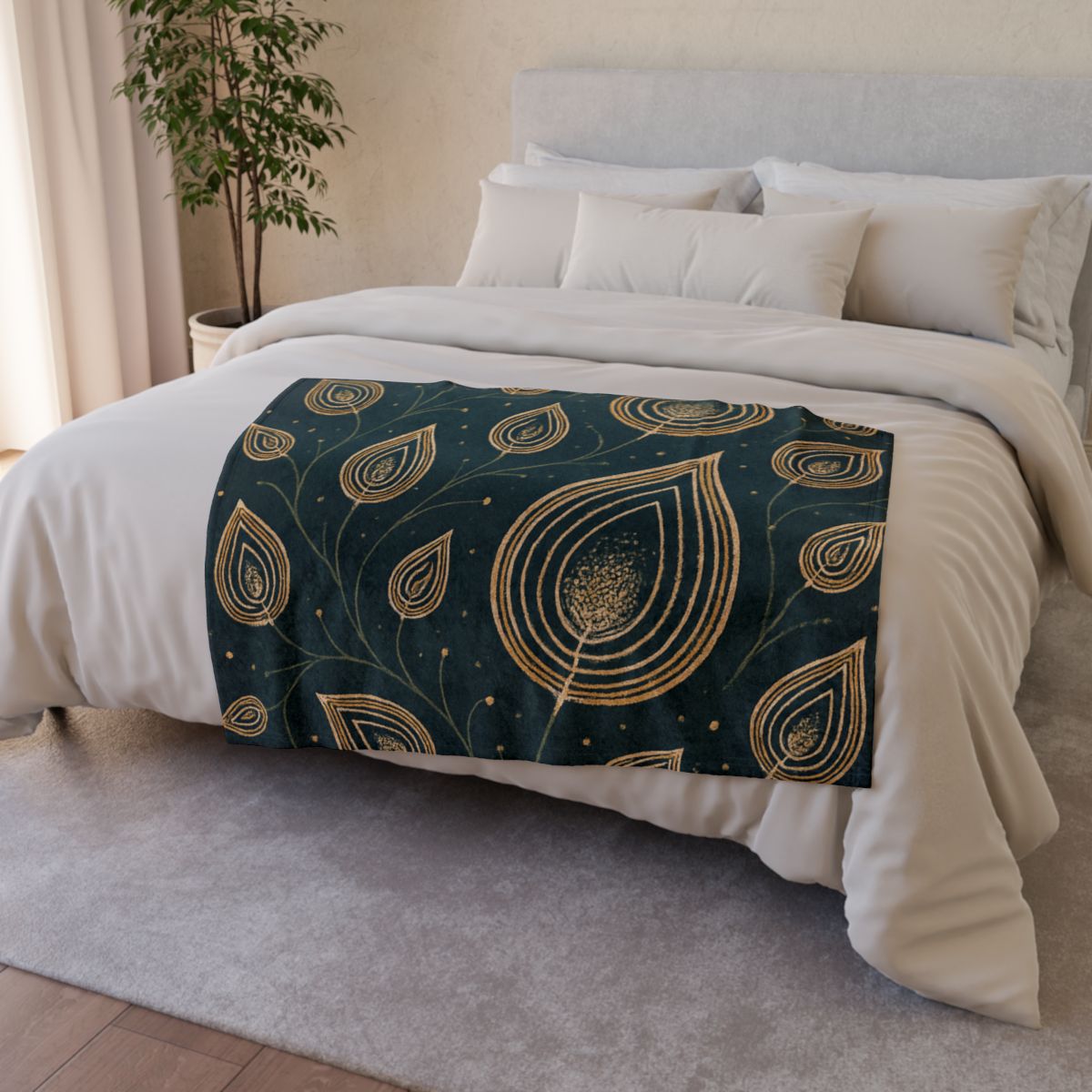 Seed Pod Constellation personalized cozy blankets