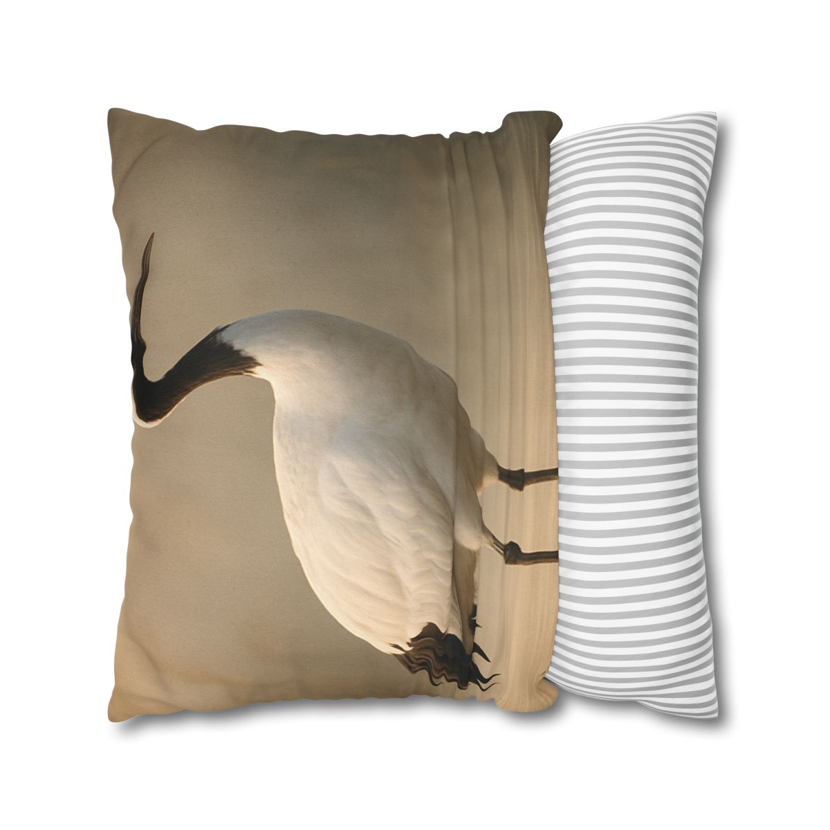 Dawn Balance Red Crowned Crane personalized pillow covers