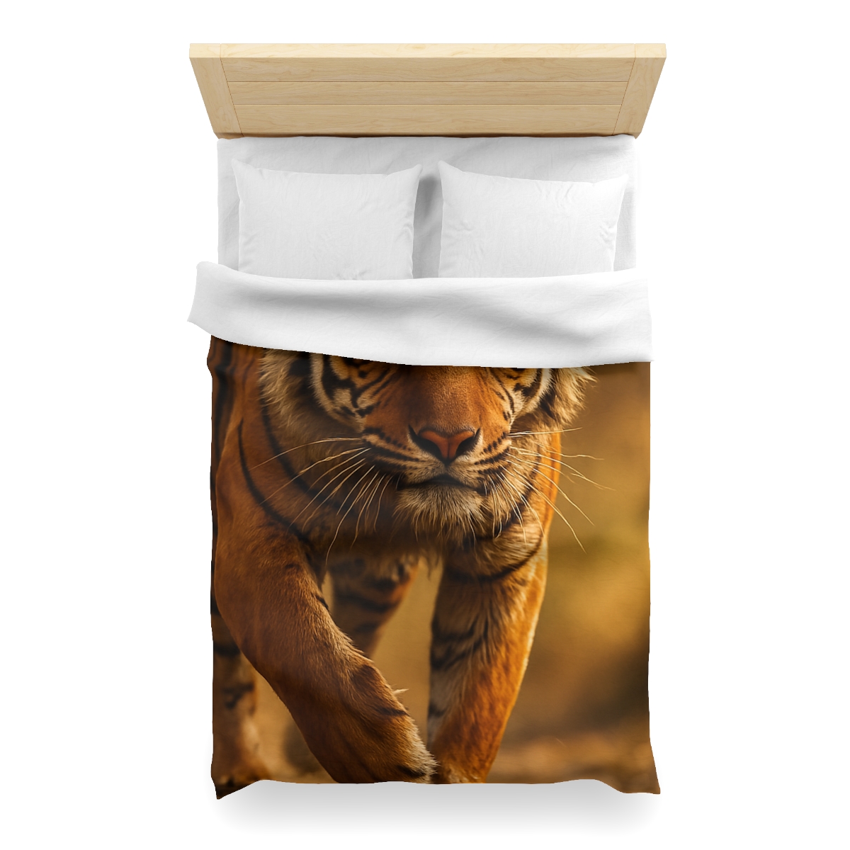 Crimson Stride Tiger duvets for gifts