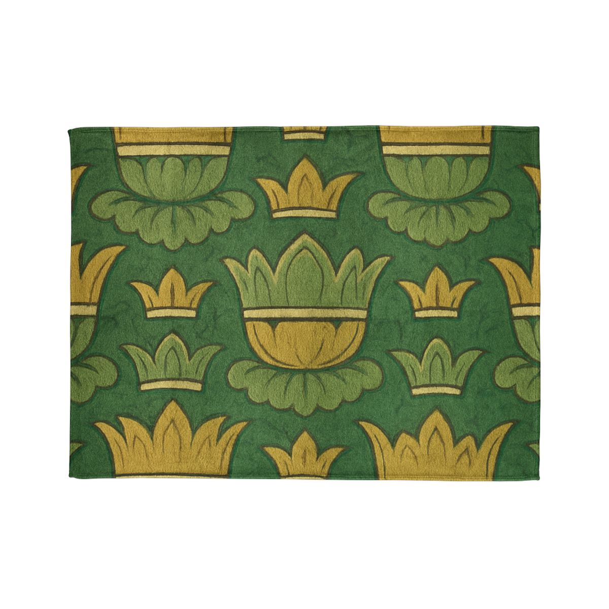 Calyx Crown Tessellation soft fleece blankets