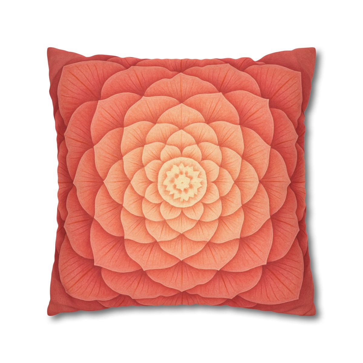 Petal Spiral Mandala personalized pillow covers
