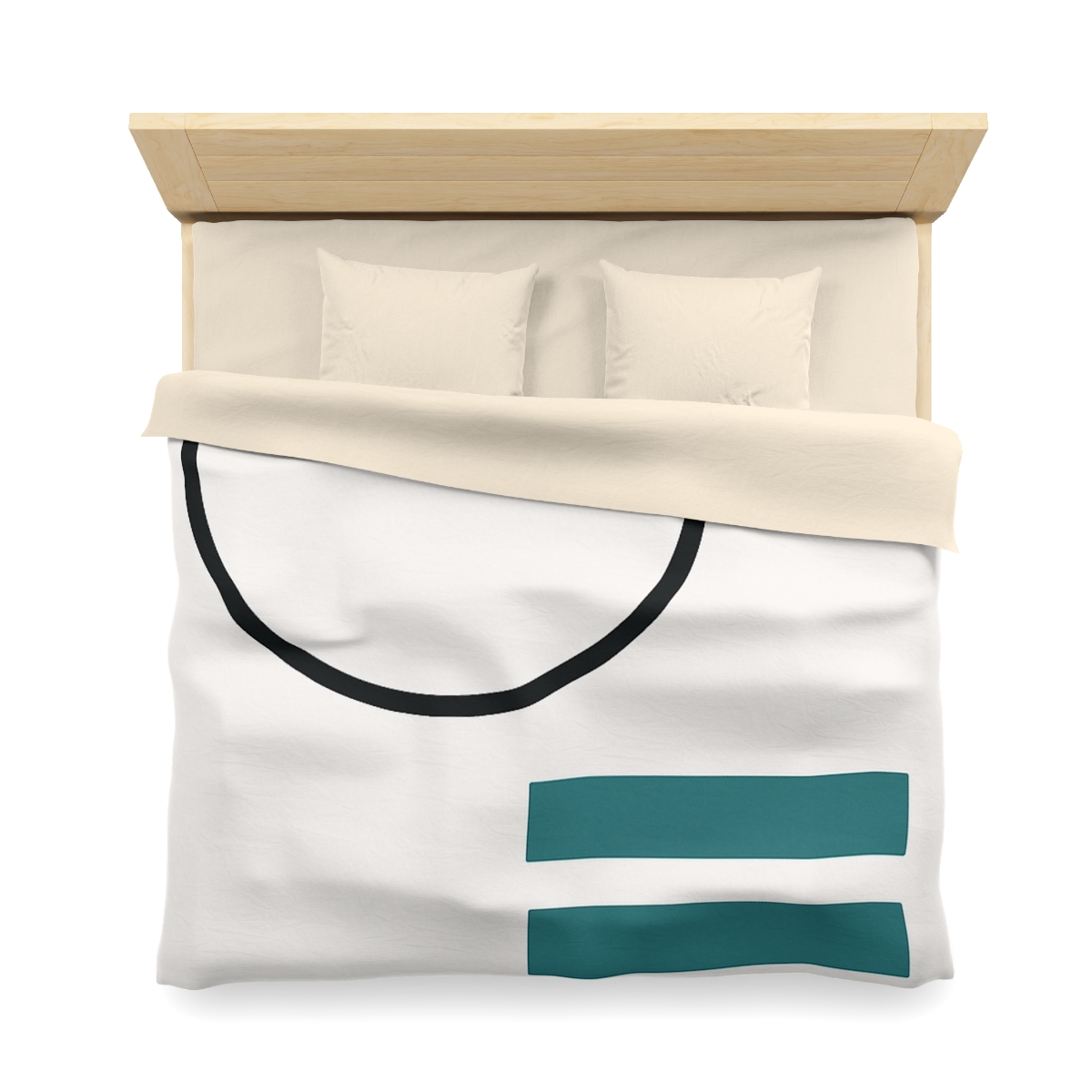 Orbiting Bars And Hollow Circle trendy bedroom duvets