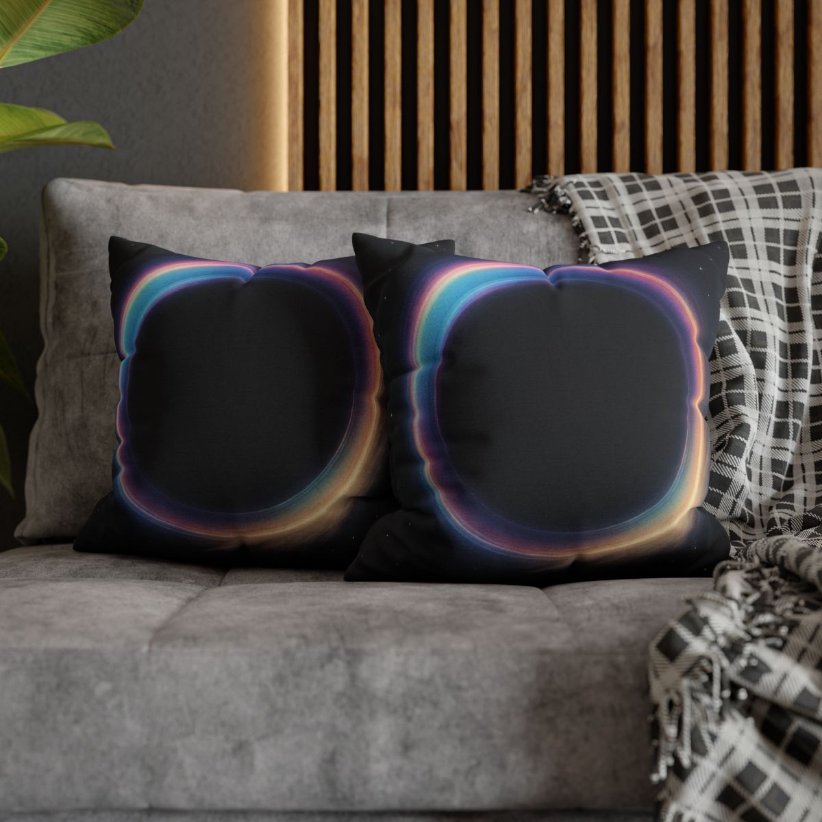 Prismatic Lensing Halo Drift soft cotton pillow cases